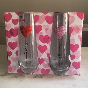 Valentines stemless 🥂 flutes